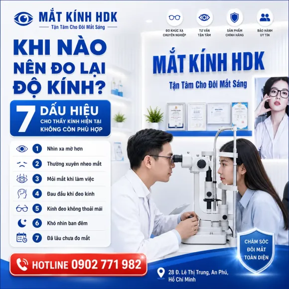 Khi Nào Nên Đo Lại Độ Kính? 7 Dấu Hiệu Cho Thấy Kính Hiện Tại Không Còn Phù Hợp