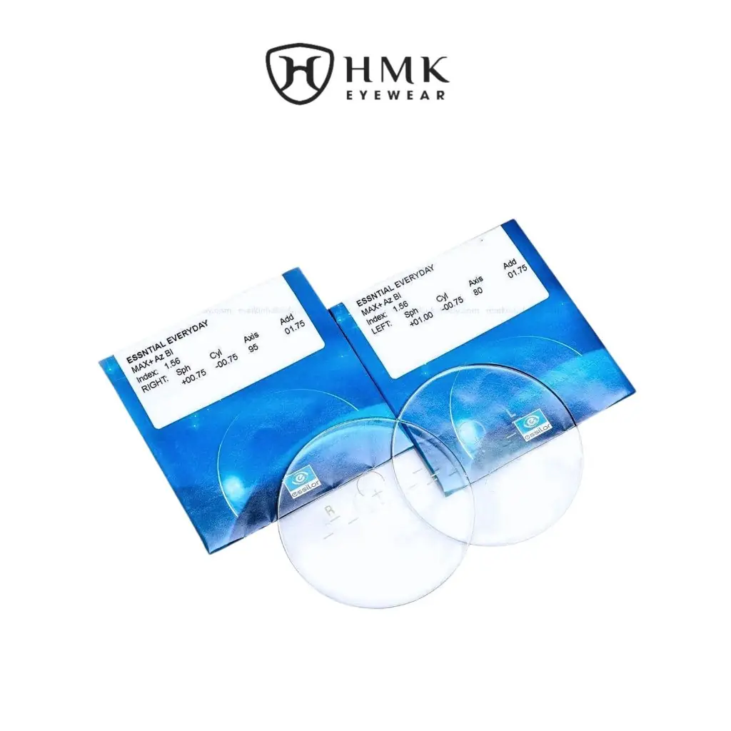 Đa tròng Essilor 1.56 Sun X đổi màu khói Smart-Lens